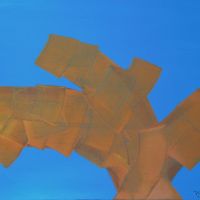Oel und Acryl auf Leinwand  30 x 40 cm  1970er Jahre